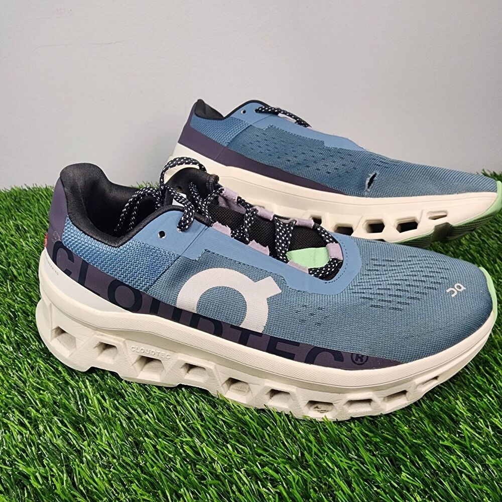 On Cloudmonster Womens Size 10 Blue Athletic Running Walking Shoes Sneakers OC